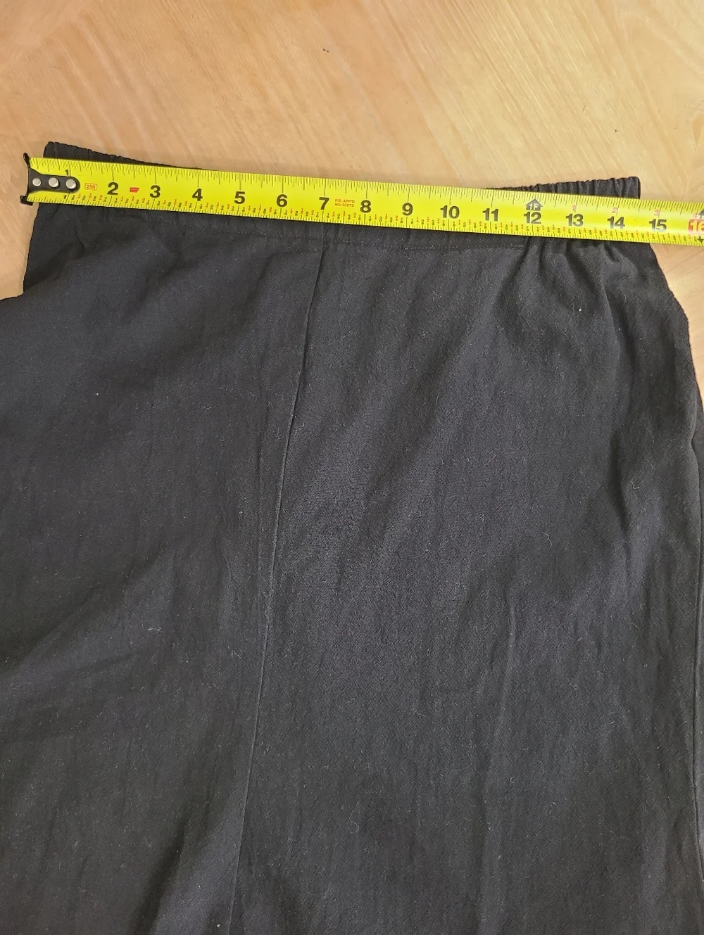 Women’s‎ Black Flared Midi Skirt 100%cotton